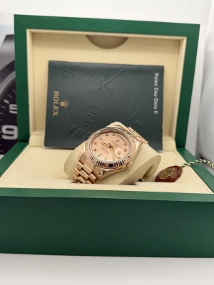 Rolex Day Date2 41mm, 218235, rose gold, sundust dia dial, president 2014
