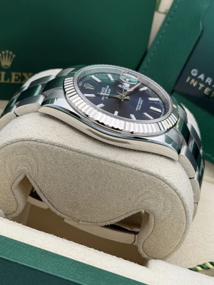 Rolex Datejust 41mm blue baton dial, oyster bracelet 126334 2024