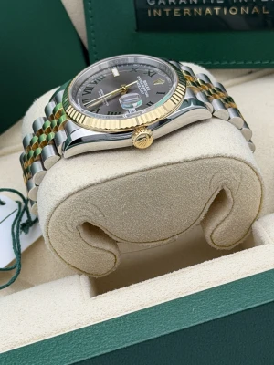 Rolex Datejust 36mm bi metal Wimbledon jubilee bracelet 126233 2022