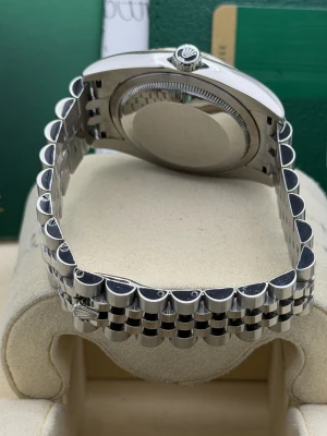 Rolex Datejust 36mm 116234 black dia dot dial, fluted, jubilee bracelet 2017