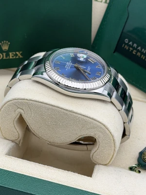 Rolex Datejust 41mm 126334 azzurro blue, fluted bezel, oyster bracelet, 2022