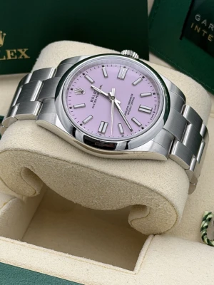 Rolex Oyster Perpetual 41mm 134000 Candy Pink oyster bracelet 2026 unworn