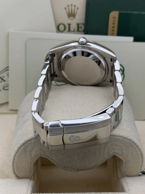 Rolex Datejust 34mm Stainless Steel Oyster Black Roman Dial 115234 (2008)