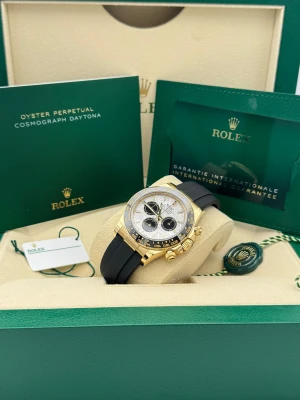 Rolex Daytona 126518LN yellow gold oysterflex meteorite dial 2025 unworn 983 SOR