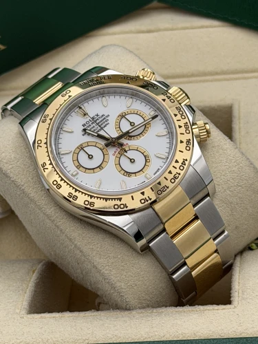 Rolex Daytona 126503 white dial, bi metal, oyster bracelet 2024
