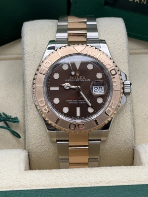 Rolex Yachtmaster 126621 40mm chocolate dial bi metal oyster bracelet 2021