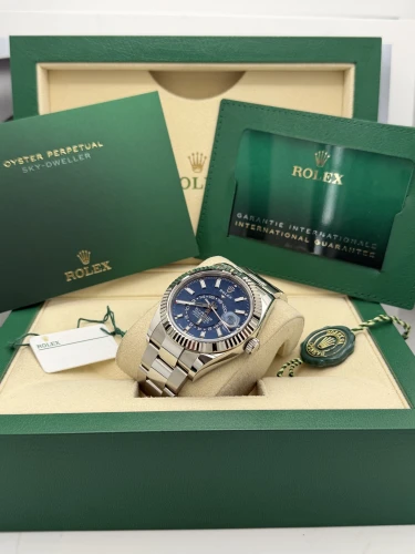Rolex Sky Dweller 42mm 336934 blue dial, oyster, 2026 unworn