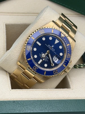 Rolex Submariner Date 41mm 126618LB yellow gold bluesy, oyster bracelet 2022