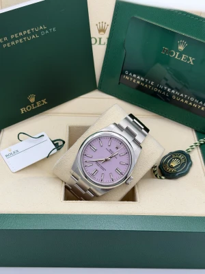 Rolex Oyster Perpetual 41mm 134000 Candy Pink oyster bracelet 2026 unworn