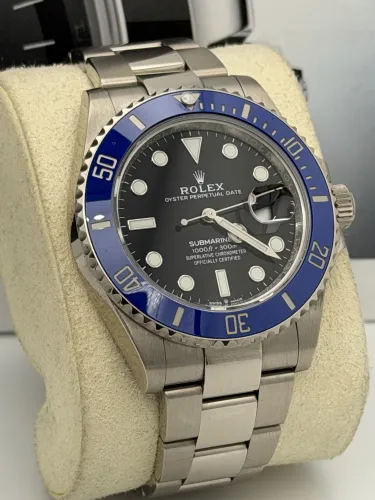Rolex Submariner Date 41mm, 126619LB, white gold, Blueberry, oyster bracelet, 2021