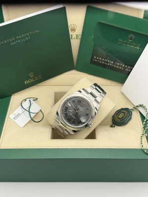 Rolex Datejust 41mm 126334 Wimbledon dial, fluted bezel, oyster bracelet 2024