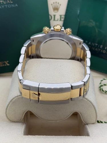 Rolex Daytona 40mm, , 116503 yellow gold bi metal black baton dial, oyster bracelet, 2023